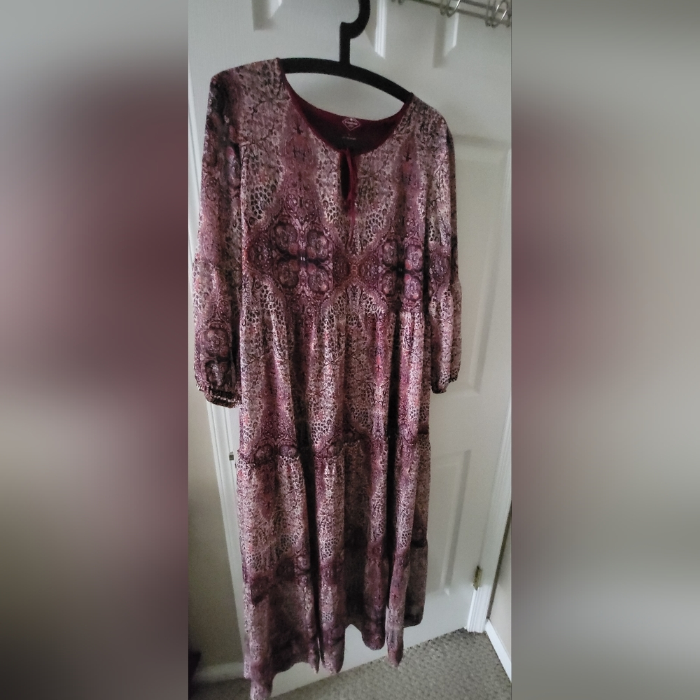 St John's Bay Long Sleeve Women's Dress size L